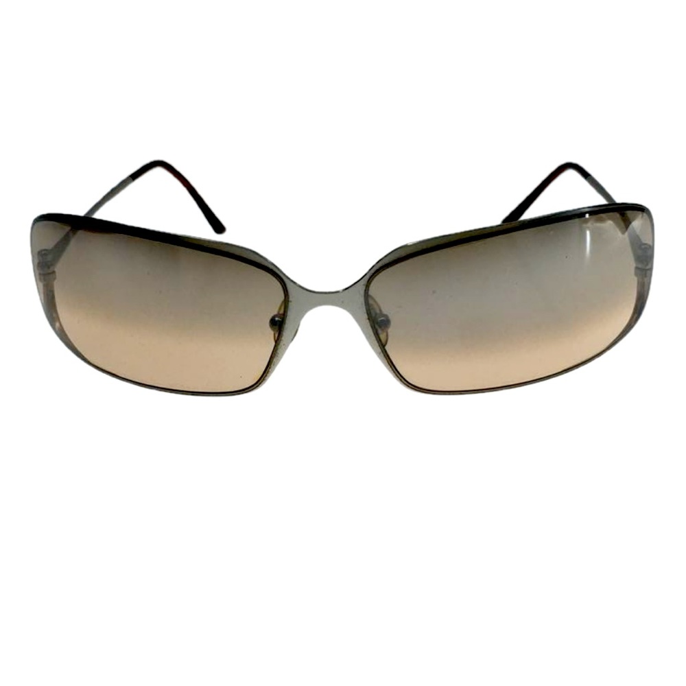 PRADA gunmetal gray sunglasses w/ gradient lens. Certificate of Authenticity